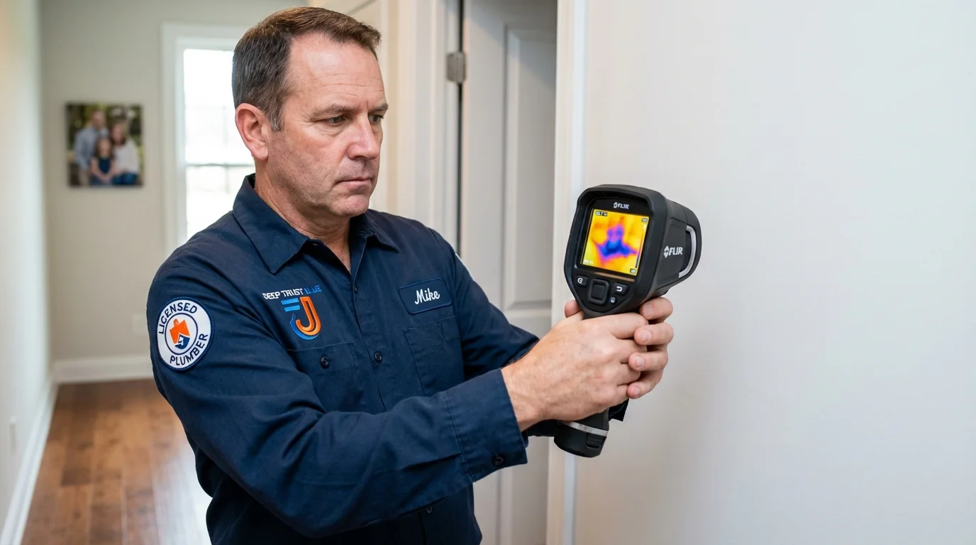 Thermal imaging leak detection by Johns Plumbing LLC in Doniphan